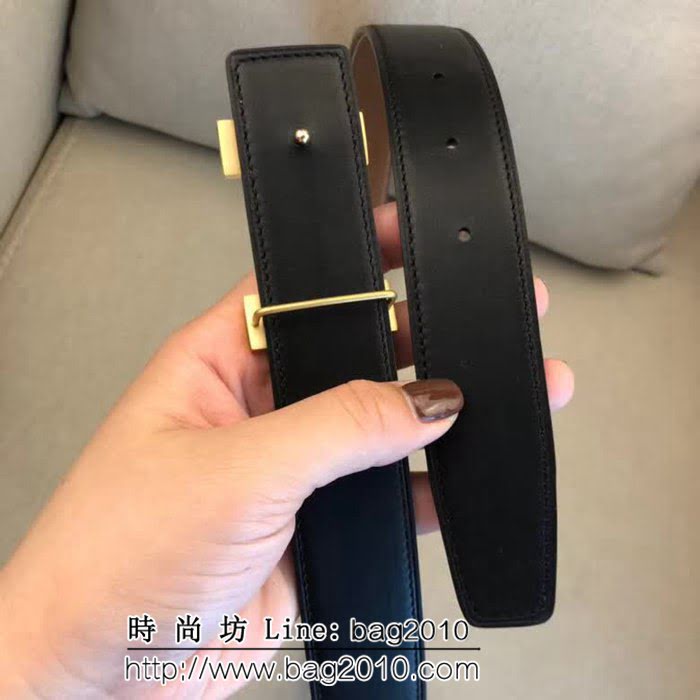 愛馬仕HERMES 原單正品 雙面原版皮 精品鋼扣高端男士皮帶 HHG1481